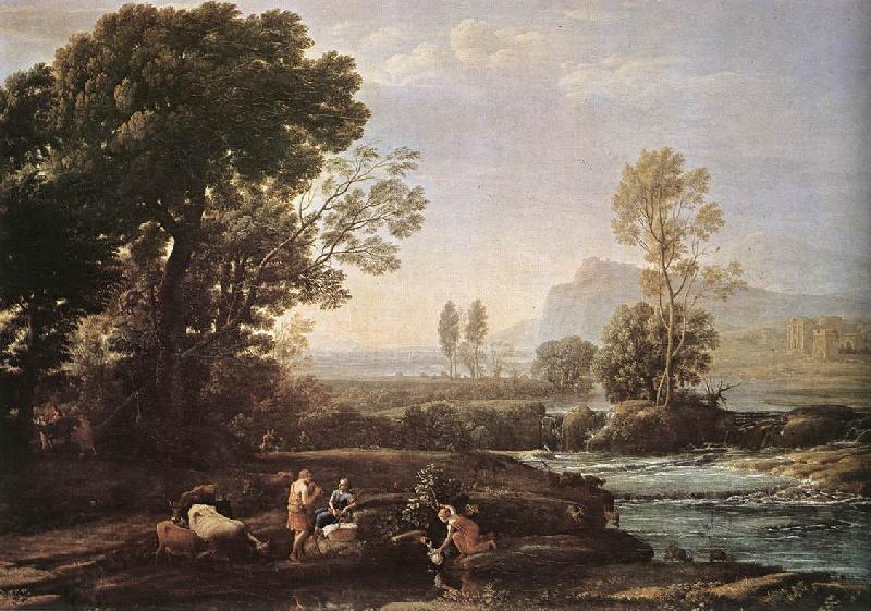 Claude Lorrain Landscape with Rest in Flight to Egypt fg